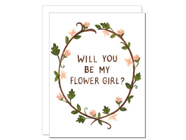 Will You Be My Flower Card Template 28 Images Will You Be My Flower Bridesmaid Card Zazzle Will You Be My Flower Template