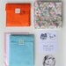 handmade 100% organic cotton purse pink flamingo love design  - SALE - DISCONTINUED