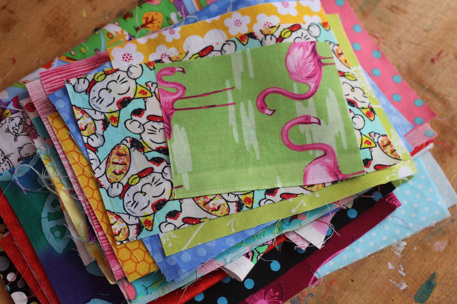 250g Fabric Scrap Bag