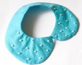 Pearl Rainy Turquoise Collar  - Drop Pearls - Handmade - One of a kind - PROMOTIONAL PRICE 50% OFF