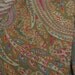 LIBERTY OF LONDON, England / Vintage 1970's Green Paisley Silk Necktie