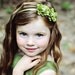 Green Headband--Woodland Nymph Headband or Clip--Flower Girls--Bridesmaids--Portraits