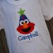 1st 2nd 3rd 4th 5th Birthday Personalized Elmo t-shirt