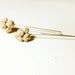 retro blooming earrings, made to order