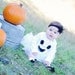 Friendly Ghost Baby Girl Tutu Bodysuit - Halloween Ghost Costume - Sizes Newborn - 24 Months