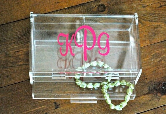 Personalized Acrylic Jewelry Box
