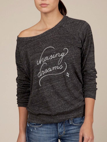 Chasing Dreams Eco Fashion Slouchy Long Sleeve Pullover Sweater