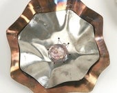 Stainless Steel Wall Flower Small -Eco friendly decorations for your home or garden.
