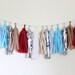 Tassel Garland-18 tassels - Sock Monkey