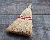 vintage straw whisk broom : cottage chic farmhouse style by 24pont