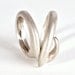 Combination Sterling Silver Ring, Unique Silver Ring, Statement Ring, Combined Silver Rings, Love Rings, Three Rings in One