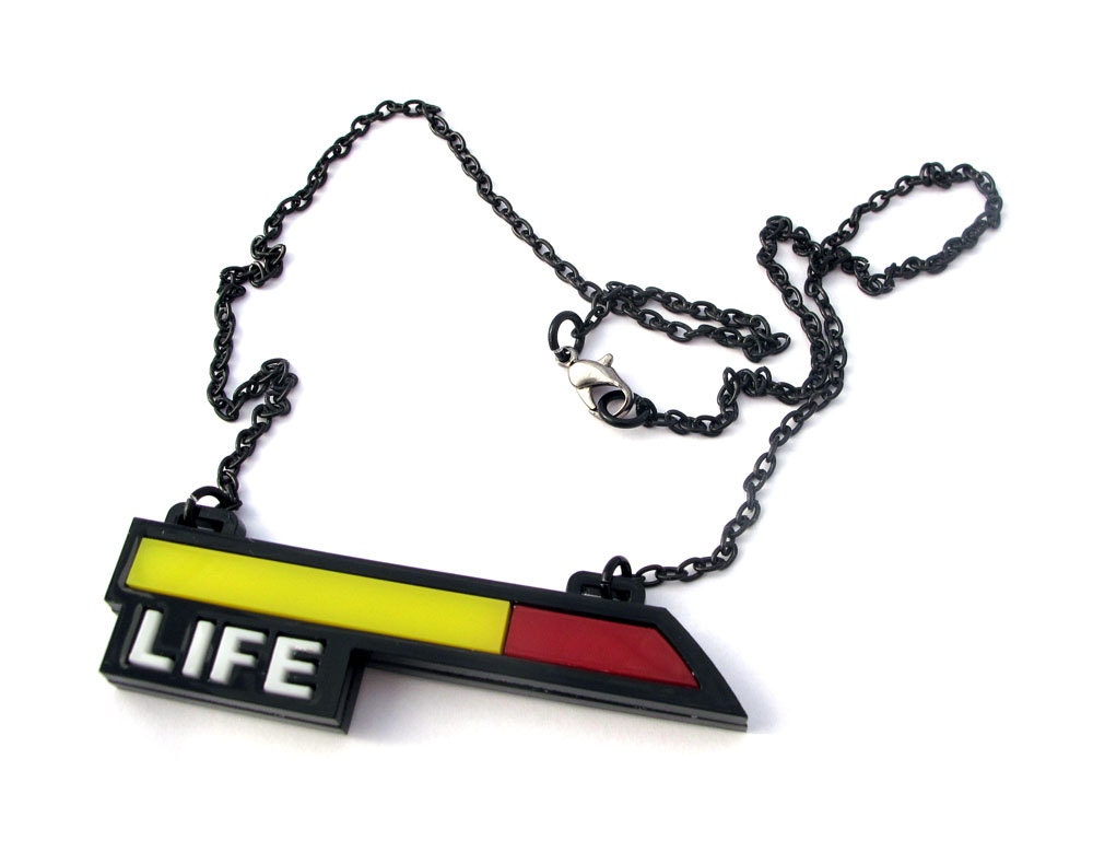 Life bar - Health bar - Geeky Necklace