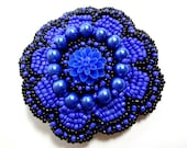 Black and Blue Hair Clip