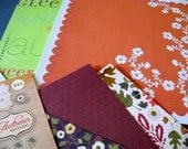 Crafting Scrapbooking Paper acid free 2 sizes gold green brown orange