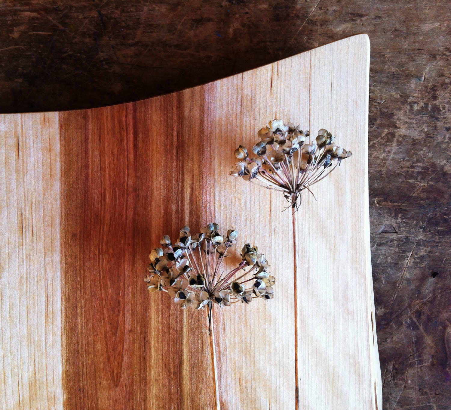 Cutting Board Footed Serving Tray Rustic Birch Cheese Board Salvaged Wood Bread Board Eco Friendly Gift for Chefs