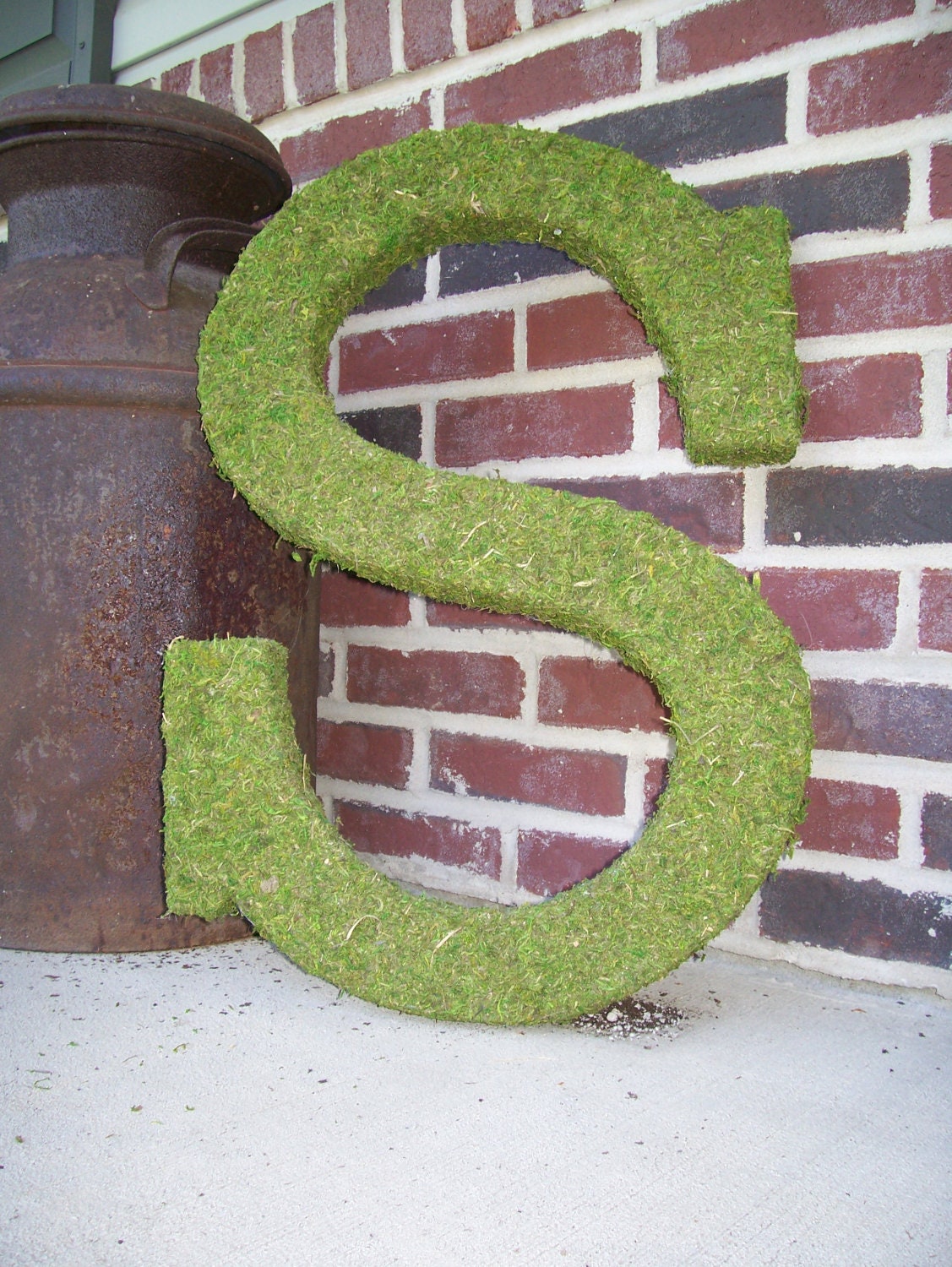Moss Covered Letter - 23" - Any Letter