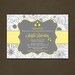 Bee Baby Shower Invitation Printable File