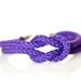 Square Knot Bracelet - Purple