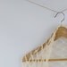 white cream shawl triangle crochet solomon's knot net wrap scarf acrylic wedding autumn fall delicate for her