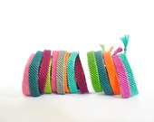 One Solid color friendship bracelet