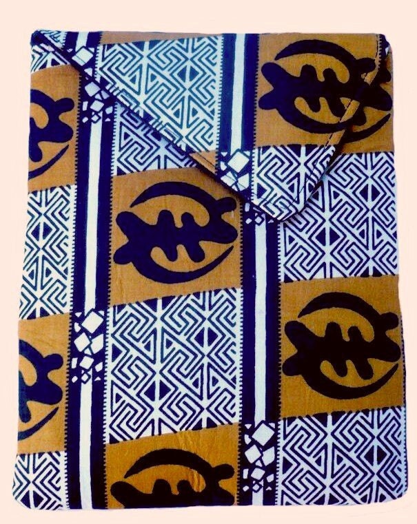 Adinkra Symbols Wax Print  iPad Sleeve