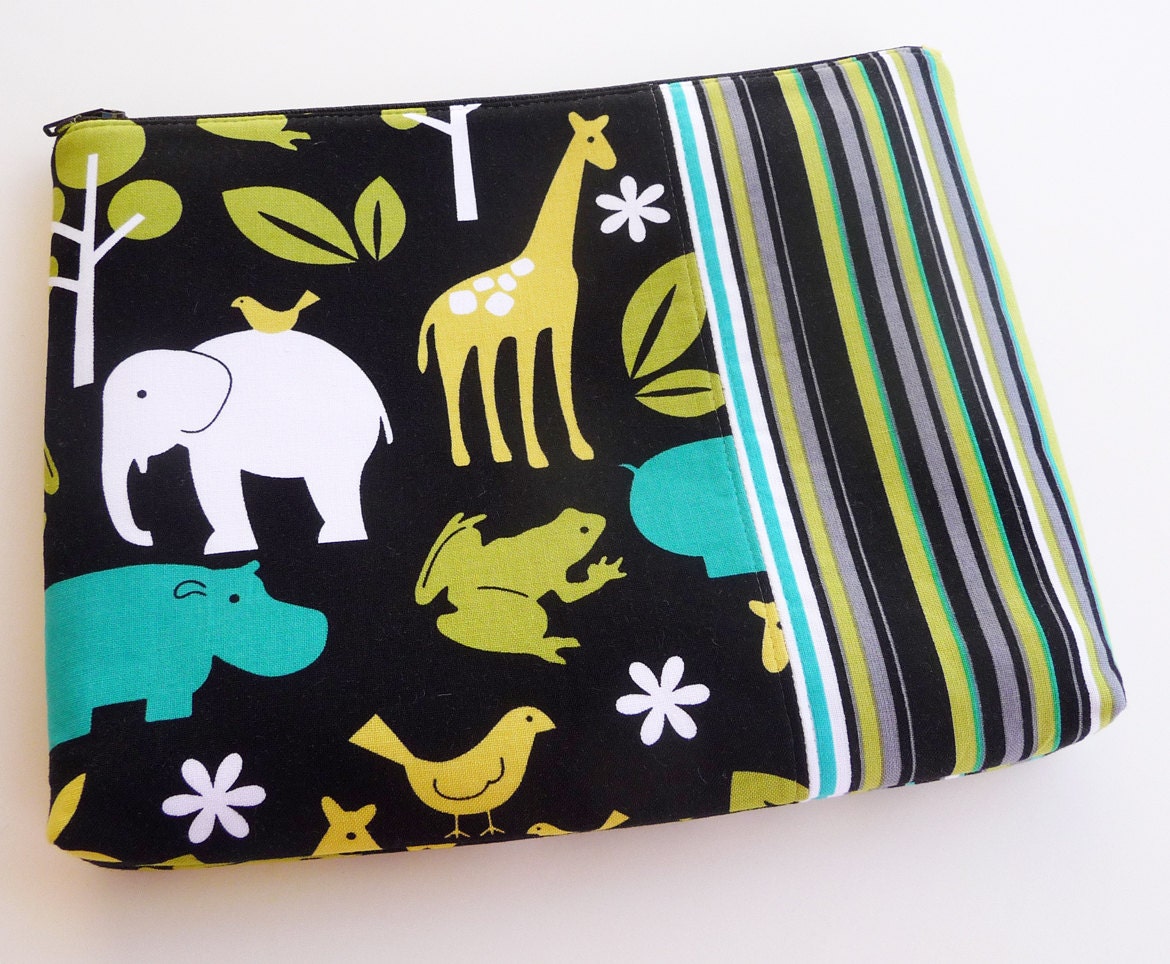 iPad Mini Sleeve, iPad Case, iPad Cover -  Michael Miller Zoology