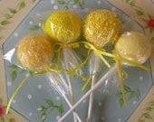 Wedding Cake Pops - Lemon Yellow Wedding Bridal Shower Baby Shower Cake Pop Party Favors Il_170x135