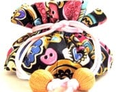 Buttons Theme Jewelry Holder Drawstring Pouch Jewelry Organizer Drawstring Jewelry Pouch Jewelry Bag Jewelry Organizer