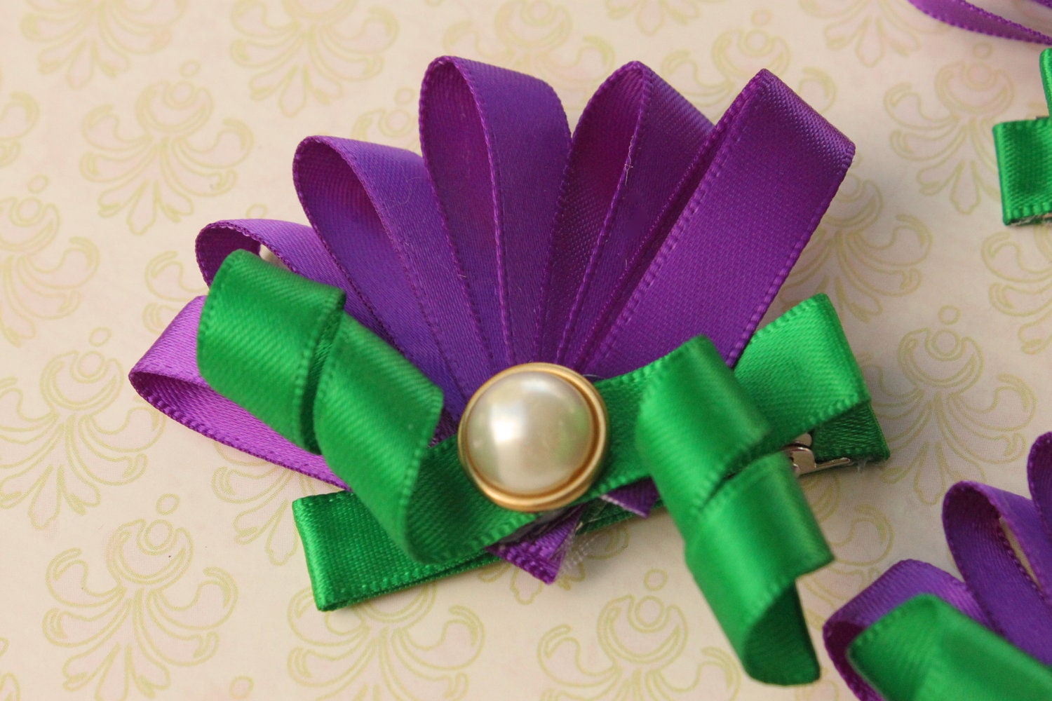 Sea Shell Hair Clip. Womans Hair Clips, Childrens Hair Clips, Hair Accessories, Ariel Mermaid Inspired Clips 2 Clips. Made to Order