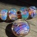 Handmade Lampwork Glass Beads Silver glass. Webbing Technique. Gorgeous colours and shine Australian Made SRA