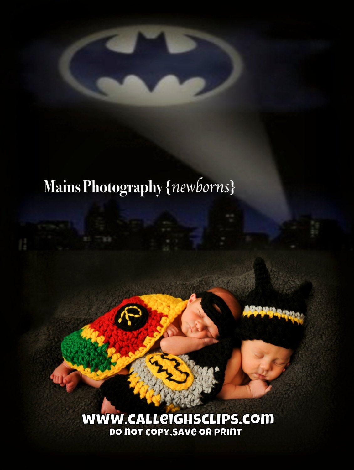 Instant Download Crochet Pattern - No 21 - Batbaby and sidekick - Cuddle Cape Set