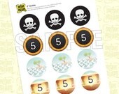 Pirate Party Circle Decals (2 Inch) from the DIY Printable Pirate Collection by Spaceships and Laser Beams Il_170x135