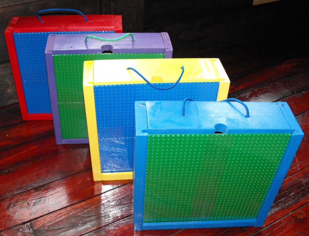 Deep Portable Lego To Go Storage and Play Box