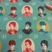 Audrey Hepburn - Rising Star Fabric - 1/2 yard