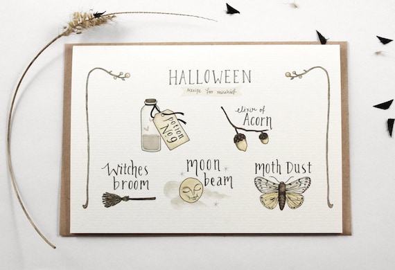 Halloween Secret Recipe - Greeting Card