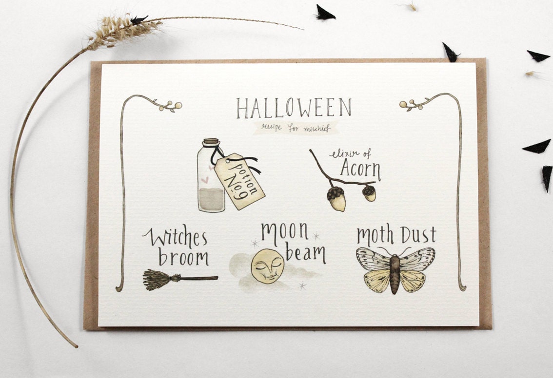 Halloween Secret Recipe - Greeting Card