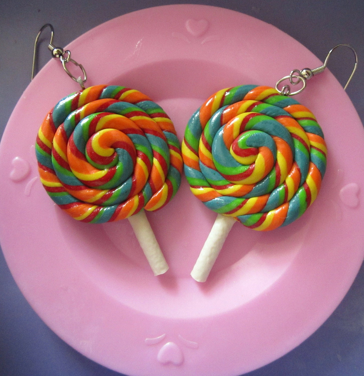 Lollipop Candy Earrings