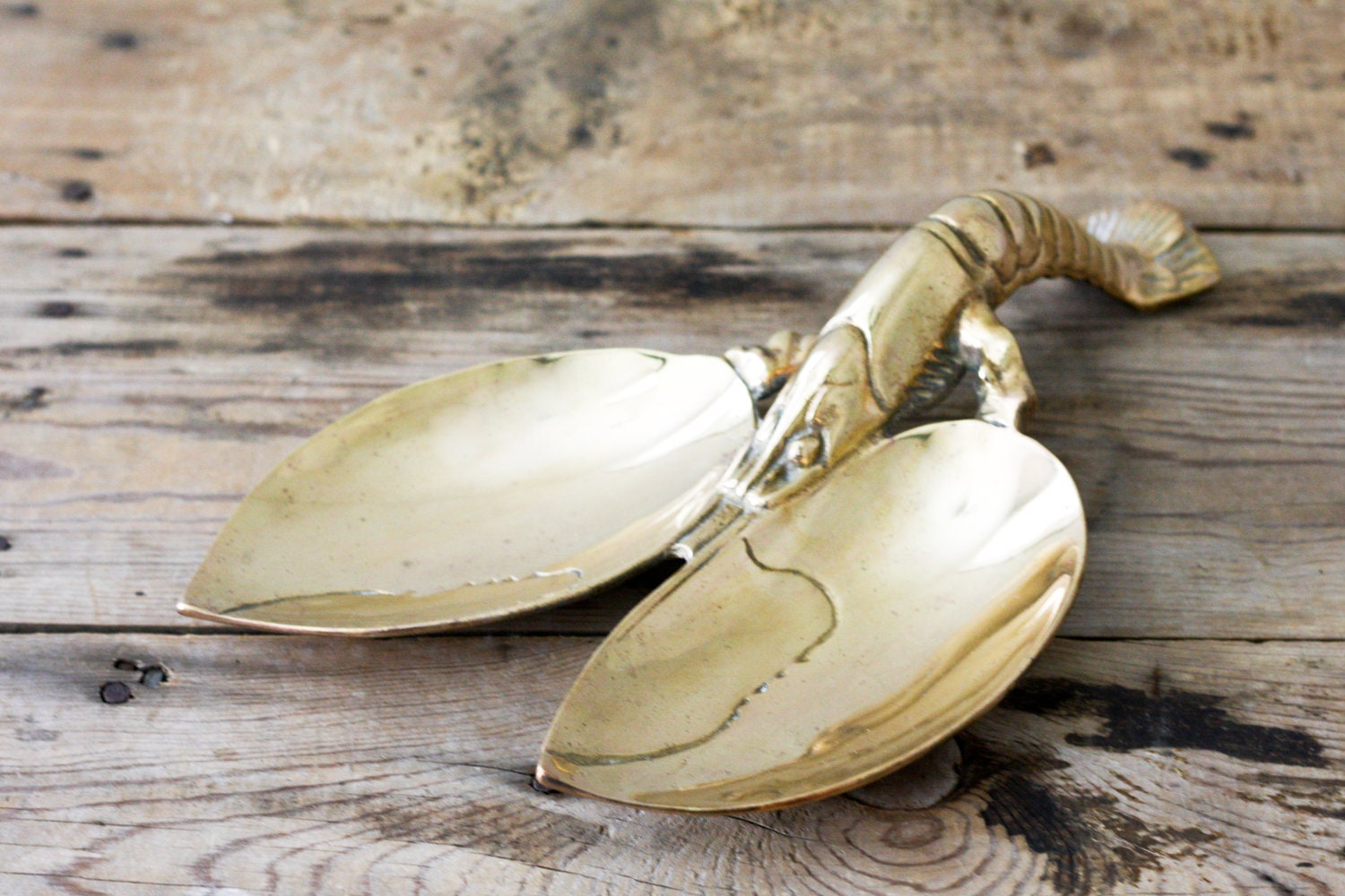 Brass Lobster Valet Tray