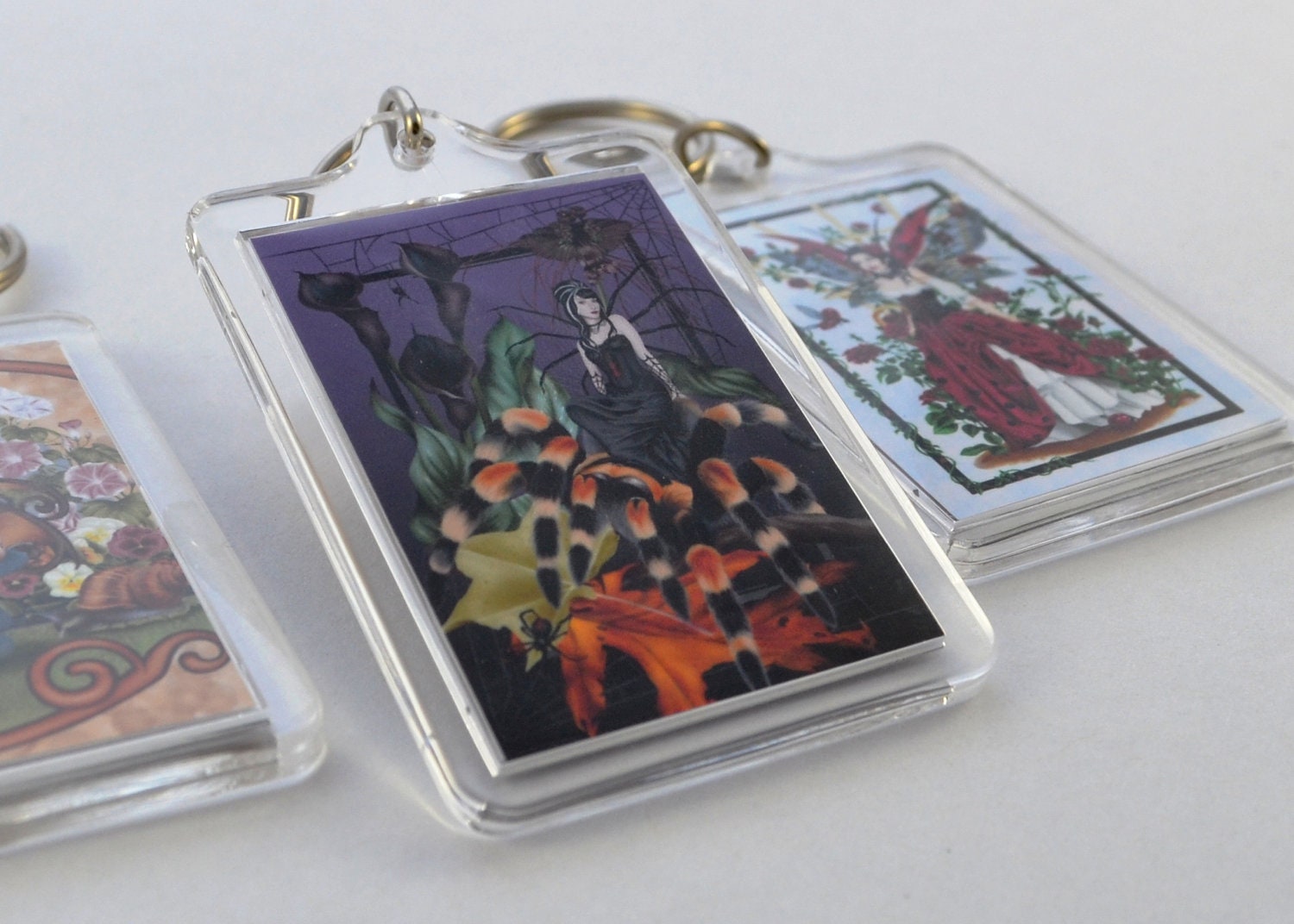 Spider Fairy Acrylic Key Chain - The Weaver