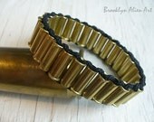 Unique Bullet Shells Paracord Bracelet  - One of a Kind Mens Womans Unisex Jewelry
