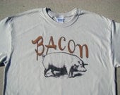 Bacon - Hog - Tee shirt - Mems tee shirt - S, M, L,XL