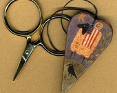 Ewe Be Patriotic Scissor Fob