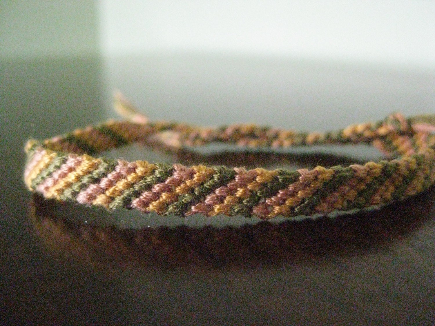 4 Color Basic Stripes Friendship Bracelet