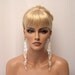Wisteria ivory lace earrings