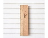 Modern Wall Clock Salvaged Wood Wooden Clock ELIAN