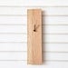Modern Wall Clock Salvaged Wood Wooden Clock ELIAN