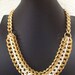 Brand New, The Nile, Triple Chunky Chain Necklace, Two Tone