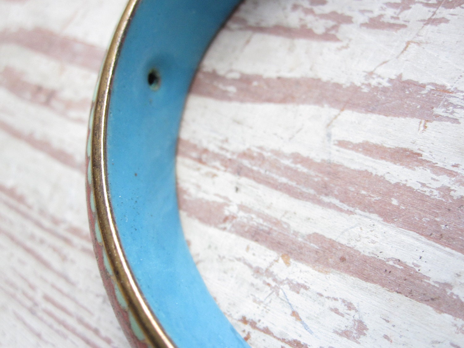Vintage Red Cloisonne Bracelet
