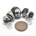 Shard Beads Noir : Handmade Glass Beads