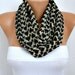 Heard - Infinity Scarf Shawl Circle Scarf  Loop  Scarf Gift -fatwoman - LOVE - Heart